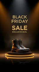Black Friday Sale Exclusive Deal on Stylish Leather Boots - Elevate Your Wardrobe with Quality Footwear