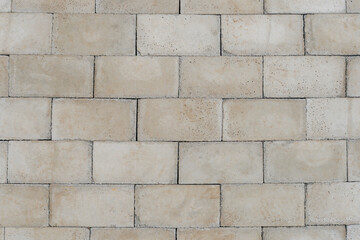 レンガの道のアップ