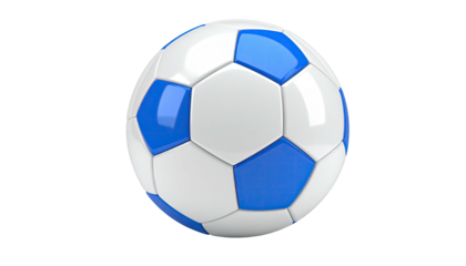 Football classic white/blue pentagon pattern, sports game