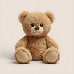 Obraz premium Cute Brown Teddy Bear Plush Isolated on Transparent Background