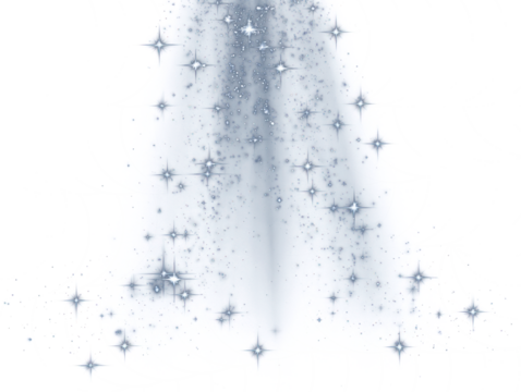 Blue Stars Shine Glitter Sparkles Dust Falling with Transparent Backdrop for Design Element Use, Screensaver, Wallpaper, Presentation with 3d Rendering Style Exactly 200 Characters