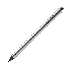 Sleek silver stylus pen for tablets and smartphones