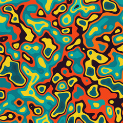 Fototapeta premium COLORFUL TEMPLATE ABSTRACT PAPER CUT PATTERN DESIGN FLAT COLOR FOR WALLPAPER DARK BACKGROUND ELEMENT VECTOR 