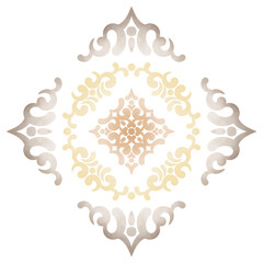 ornamental round lace pattern