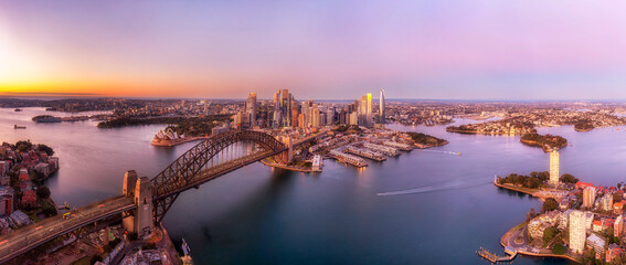 d Sydney Lavender bay High Bridge Close Pan