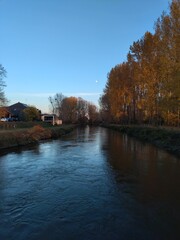canal in autumn