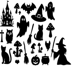 Halloween vector set