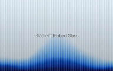 Gradient ribbed fractal glass texture pattern. gradient reflections in abstract background design