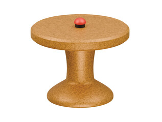 living room table icon 3d illustration render