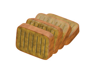 bika ambon icon 3d illustration render