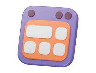 information board icon 3d illustration render