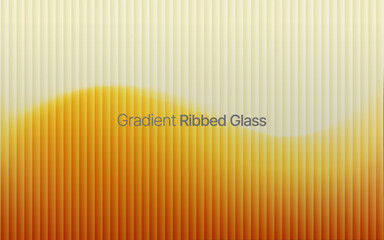 Gradient ribbed fractal glass texture pattern. gradient reflections in abstract background design