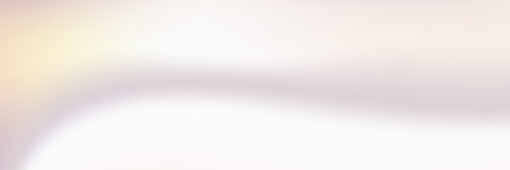 Gradient waves of cream and pearl merge gently. Elegant background filled with creamy light and radiant pearl gradient background.