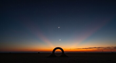 A visual composition where an undesirable, out-of-place element in the distant plane detracts from the intended aesthetic of the scene ,blurred element ,untidy ,visual error