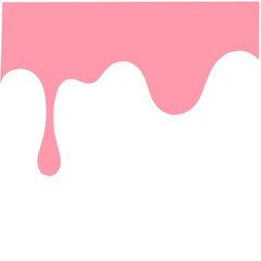 melted strawberry liquid. Illustration of melted strawberry ice cream liquid. Melted strawberry syrup. Melted strawberry cream