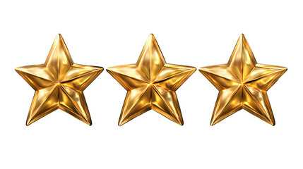 Five-pointed star, gold star, cutout, PNG image
