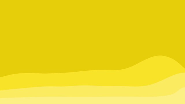Abstract yellow and light yellow wavy layers creating a gentle gradient effect.