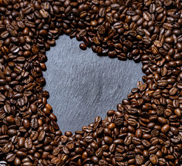 coffee beans texture