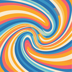 Vector set of groovy hippie 70s backgrounds. swirl, twirl pattern, waves. Y2k aesthetic. Social Media Stories Template, distorted and Twisted vector texture in trendy retro psychedelic style.
