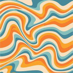 Vector set of groovy hippie 70s backgrounds. swirl, twirl pattern, waves. Y2k aesthetic. Social Media Stories Template, distorted and Twisted vector texture in trendy retro psychedelic style.
