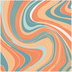 Vector set of groovy hippie 70s backgrounds. swirl, twirl pattern, waves. Y2k aesthetic. Social Media Stories Template, distorted and Twisted vector texture in trendy retro psychedelic style.
