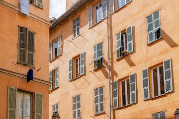 Selbstklebende Fototapeten Mediterranes Europa Mediterranean Old Town Street With Colorful Facades.  © Olena Serzhanova