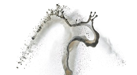 Abstract Viscous Splash Sculpture
