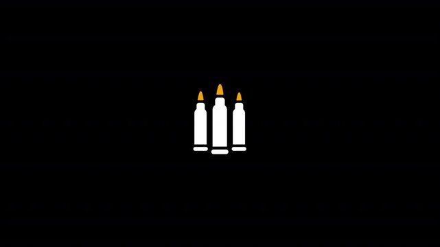 Ammunition & Bullet Weapon Icon