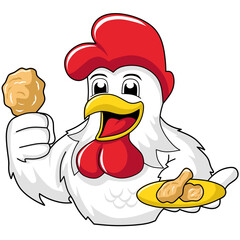 Masckot fried chicken