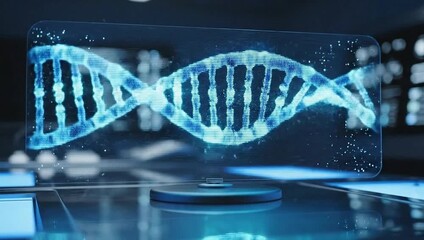 national science fiction day holographic dna double helix display technology - Powered by Adobe