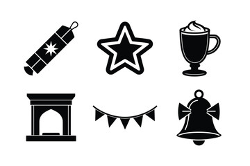 Christmas Icon Vector Bundle