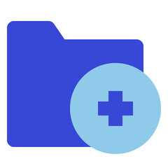 Obraz premium user interface blue tone icon set