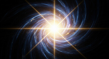 Obraz premium Spiraling Nebula Expanding Like Infinite Vortex Symbolizing Spiritual Expansion And Consciousness Growth JPG