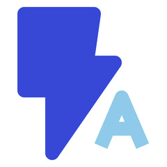 Obraz premium user interface blue tone icon set