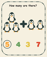 How Many Are There – Preschool Counting and Quantity Recognition Sheet