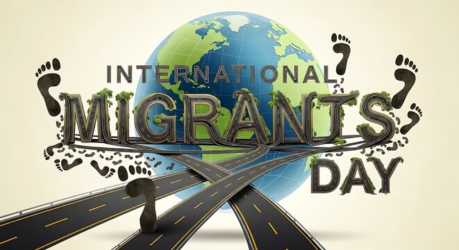 International migrants day global awareness campaign for human rights and migration support
