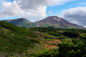 Asahidake Viewed from the Numanotaira Hiking Trail, Daisetsuzan Mountains, Hokkaido