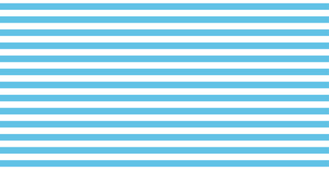 Obraz premium Blue and white horizontal stripes pattern. Simple geometric seamless background for textile, wallpaper, wrapping paper, or modern graphic design projects. Vector illustration