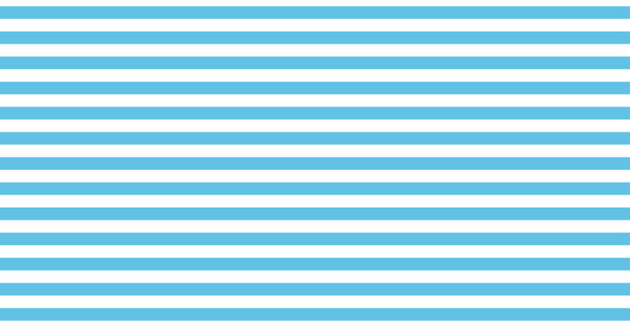 Blue and white horizontal stripes pattern. Simple geometric seamless background for textile, wallpaper, wrapping paper, or modern graphic design projects. Vector illustration