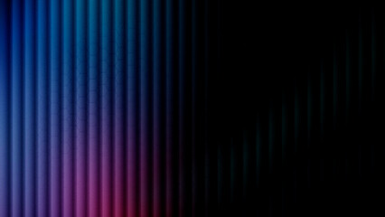 black background with blue cyan and pink vertical gradient stripes and a futuristic look