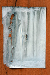 old paper on a wall