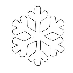 Christmas kawaii line art clipart bundle