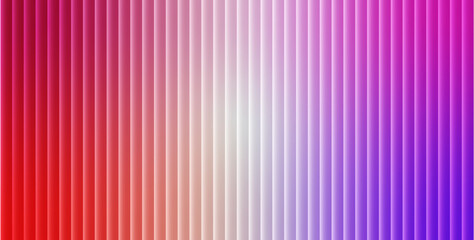 Vibrant Abstract Vertical Stripes Background Digital 3D Gradient in Red, Pink, Magenta, and Violet Colors, ideal for Poster, digital art and Vector background 