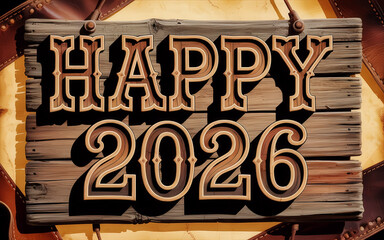 Happy 2026 in western style