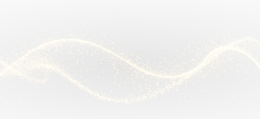 Gold Wave PNG with Glitter Overlay on Black Background on transparent background