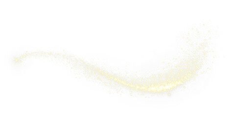 Gold Sparkle PNG Overlay with Transparent Background