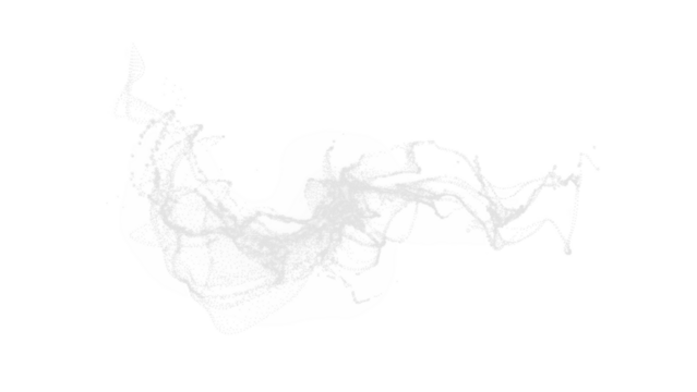 Abstract PNG Overlay with White Glitter Twirl on Transparent Background