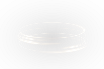 PNG Gold Light Swirl Overlay with Transparent Background