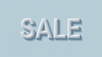 Huge savings during our winter sale event get ready for amazing discounts and deals now winter sale announcement with stylish 3D snowy letters
