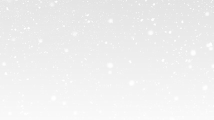 PNG Overlay of White Snowflakes on Transparent Background